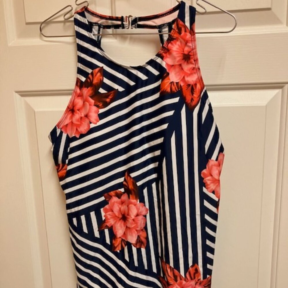 High neck tankini TOP